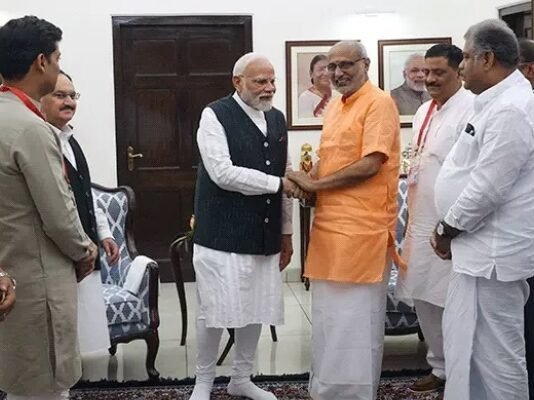 सीपी राधाकृष्णन देश के 15वें उपराष्ट्रपति बने, 152 वोटों से मिली बड़ी जीत: भाजपा ने दक्षिण भारत में बनाई नई रणनीति पीएम मोदी और नए उपराष्ट्रपति